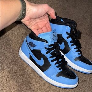 Jordan Athletic Shoes - Black and Blue